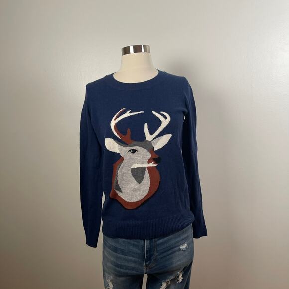 Madewell • Oh Deer Wool Blend Sweater - Picture 1 of 5
